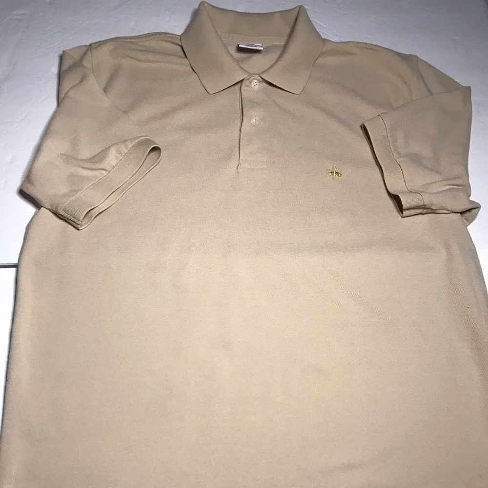 Brooks Brothers Men's Tan Polo Size Medium